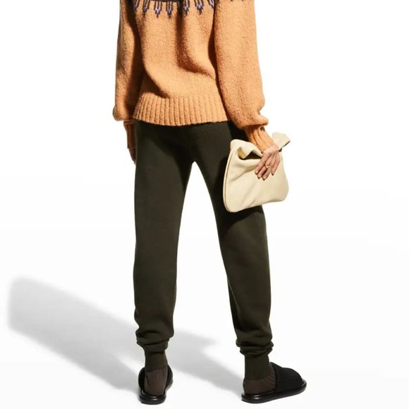 A.L.C. Spense Tie Waist Wool Cashmere Joggers Pants Size S Army Green NEW $395 - Picture 5 of 10